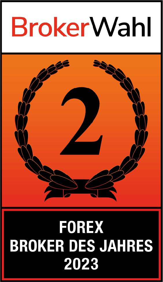Award Brokerwahl Rank 2 Forex Broker of the Year 2023